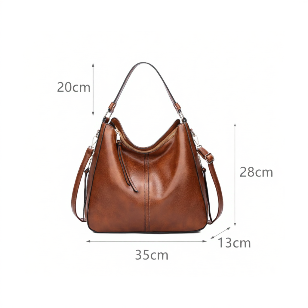 Sac à Main Cuir Femme Vintage – (13L)