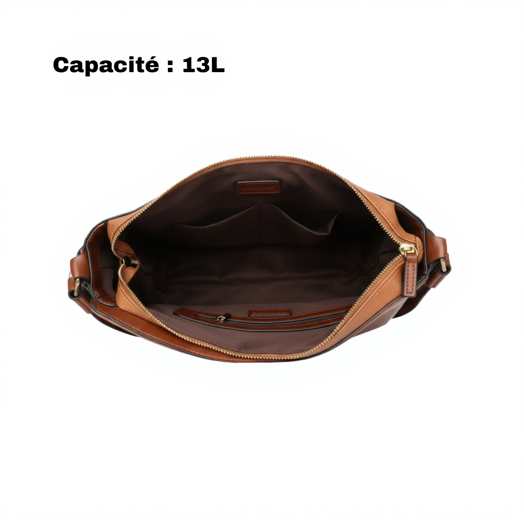 Sac à Main Cuir Femme Vintage – (13L)